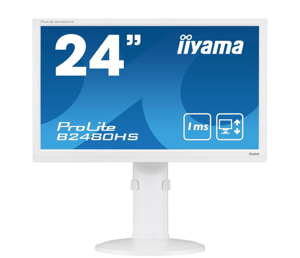 IIYAMA 23,6'' ProLite B2480HS B2480HS-W2 Bialy - 285630 - zdjęcie 10